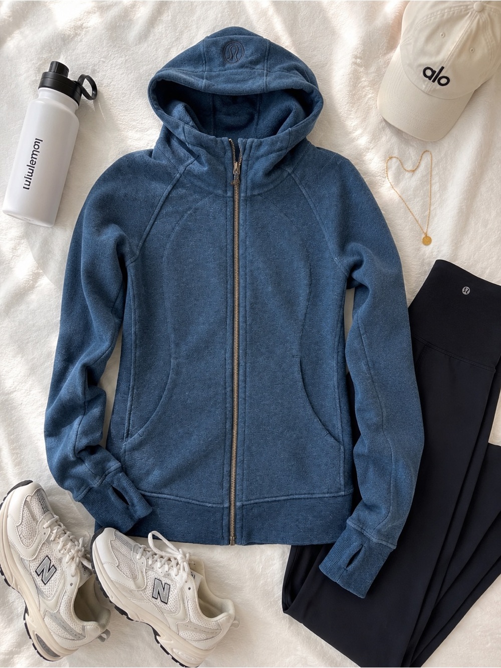 Lululemon Blue Scuba Zip Up Hoodie 💙